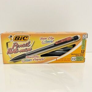 BIC 0.7mm Med Mechanical Pencil Clear Barrel 15 Count Pack w Box 4/$20 🛑